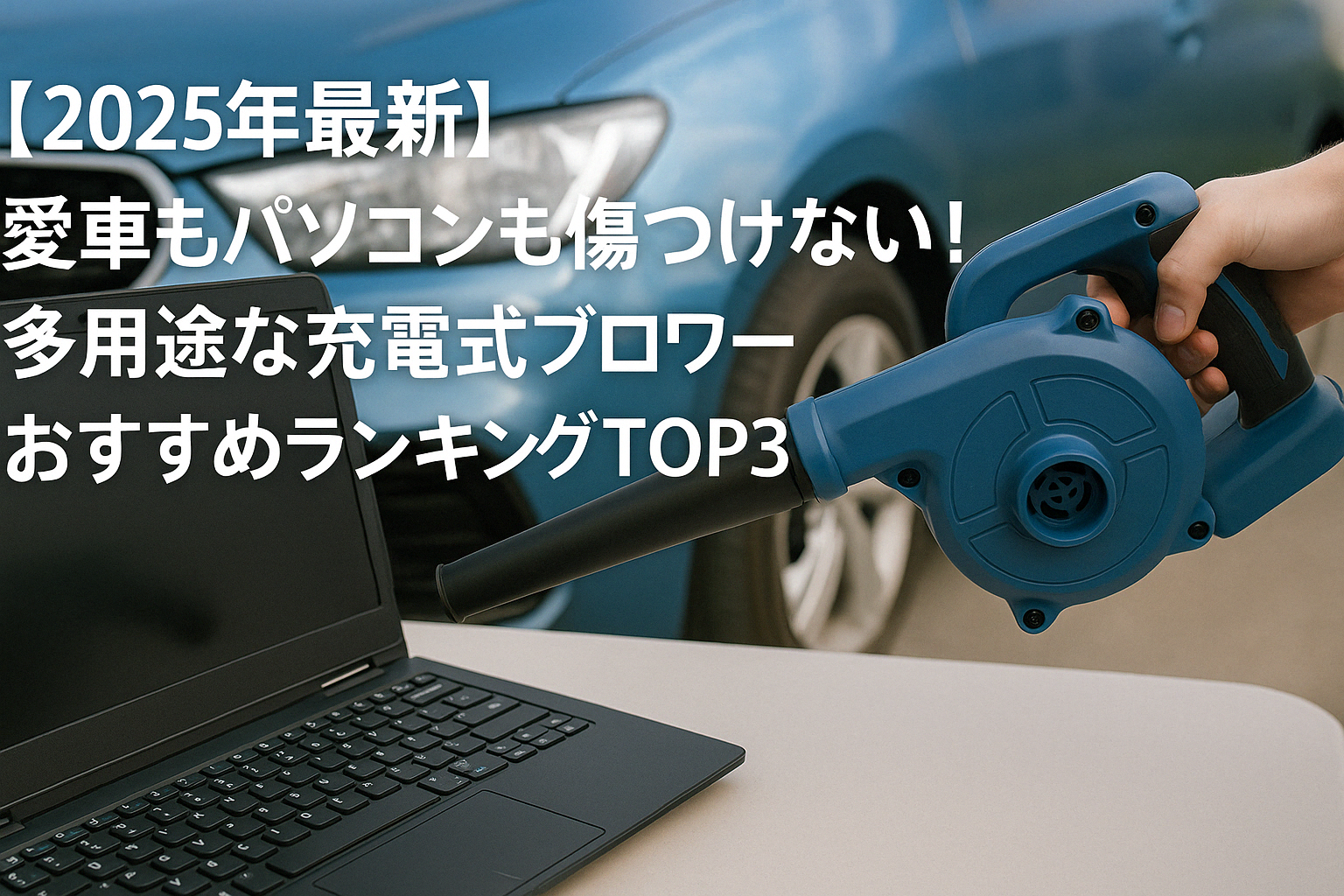 洗車もPC掃除もこれ1台！2025年最新の多用途充電式ブロワーTOP3を比較。時短・非接触・環境にも優しい選び方とは？