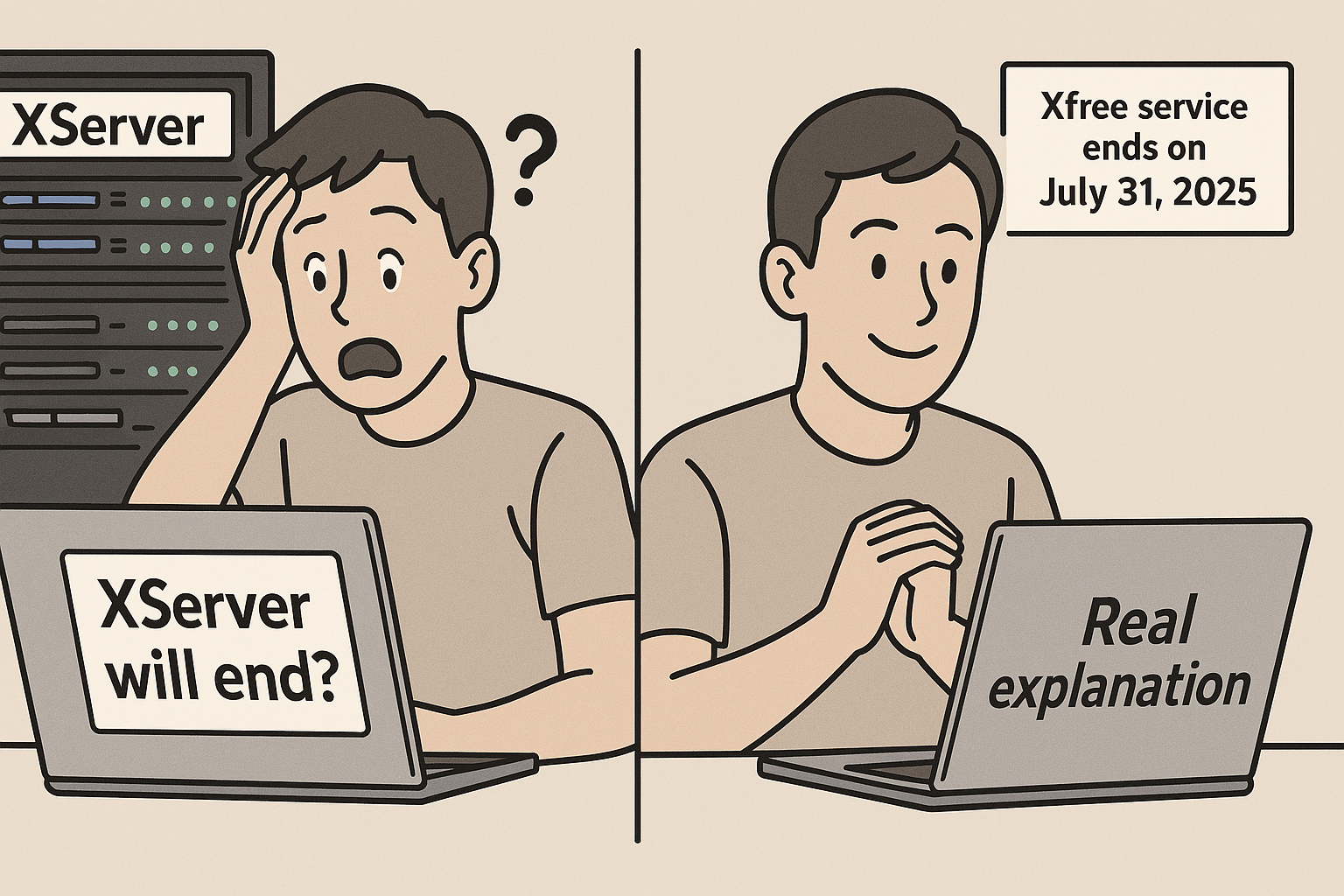 XServerの終了日はいつ?